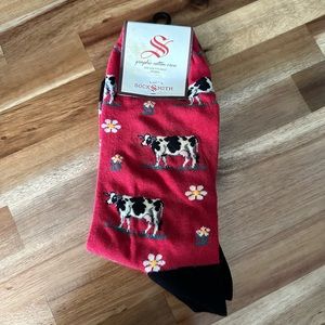 Sock Smith ladies cow socks, one size fits most